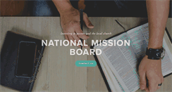 Desktop Screenshot of nationalmissionboard.com